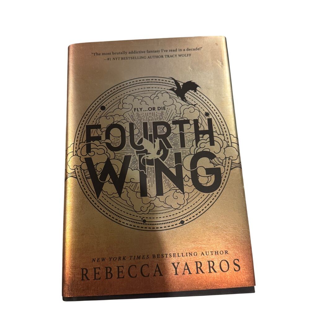 Fourth Wing by Rebecca Yarros Hardcover Book | Empyrean Series Fantasy Romance